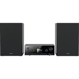 Grundig CMS 5000, Kompaktanlage inox/schwarz, Bluetooth, DAB+, Radio, 100 Watt