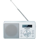 Grundig Music 6000 wh, Radiowecker weiß, FM, DAB+, RDS, Klinke