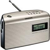 Grundig Music 7000, Radiowecker schwarz/silber, DAB+, FM, RDS