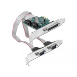DeLOCK PCI Express Karte zu 2 x Seriell RS-232 + 1 x Parallel IEEE1284, Schnittstellenkarte