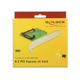 DeLOCK PCI Express x4 Karte > 1 x intern U.2 NVMe SFF-8639 Stecker, Controller