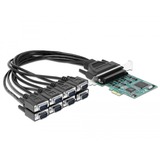 DeLOCK PCIe Karte> 8xSeriell RS-232 DB9, Schnittstellenkarte 