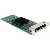 DeLOCK PCIe > 4 x Gigabit LAN, LAN-Adapter 