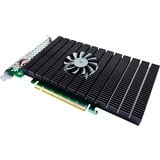 HighPoint SSD7505 PCIe 4.0 > 4x M.2 NVMe SSD, RAID-Karte 