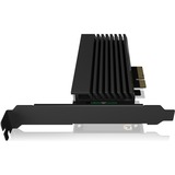 ICY BOX IB-PCI214M2-HSL, Adapter schwarz