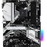 ASRock B550 Pro4, Mainboard schwarz/silber