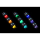 Alphacool Aurora HardTube LED Ring 16mm Deep Black - RGB, LED-Streifen schwarz