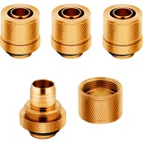 Corsair Fitting XF Softli. 4x 10/13mm gd, Verbindung gold