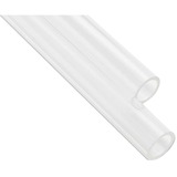 EKWB EK-HD PETG Tube 12/16mm 500mm  (2 Stück), Schlauch transparent, 2x 0,5 Meter