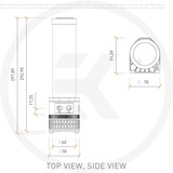 EKWB EK-Quantum Kinetic TBE 300 D5 PWM D-RGB - Acryl, Pumpe transparent/schwarz, Reservoir/Pumpen Combo