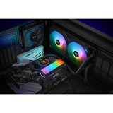 Thermaltake Floe RC240 CPU & Memory AIO Liquid Cooler 240mm, Wasserkühlung schwarz