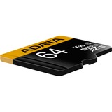 ADATA Premier One 64 GB microSDXC, Speicherkarte UHS-II U3, Class 10, V90