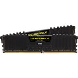 Corsair DIMM 32 GB DDR4-2666 (2x 16 GB) Dual-Kit, Arbeitsspeicher schwarz, CMK32GX4M2A2666C16, Vengeance LPX, INTEL XMP