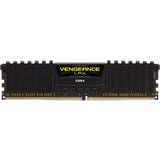 Corsair DIMM 64 GB DDR4-2666 (4x 16 GB) Quad-Kit, Arbeitsspeicher schwarz, CMK64GX4M4A2666C16, Vengeance LPX, INTEL XMP