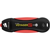 Corsair Flash Voyager GT 128 GB, USB-Stick schwarz/rot, USB-A 3.2 Gen 1