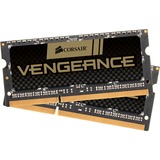 Corsair SO-DIMM 16 GB DDR4-3000 Kit, Arbeitsspeicher schwarz, CMSX16GX4M2A3000C16, Vengeance