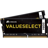 Corsair ValueSelect SO-DIMM 16 GB DDR4-2133 (2x 8 GB) Dual-Kit, Arbeitsspeicher schwarz, CMSO16GX4M2A2133C15, Value Select