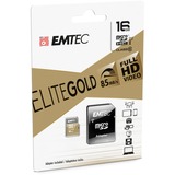 Emtec Elite Gold 16 GB microSDHC, Speicherkarte UHS-I U1, Class 10