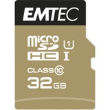 Emtec Elite Gold 32 GB microSDHC, Speicherkarte UHS-I U1, Class 10