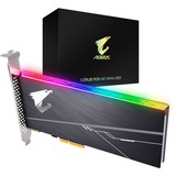 GIGABYTE AORUS RGB AIC NVMe 512 GB, SSD PCIe 3.0 x4, NVMe 1.3, AIC