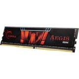 G.Skill DIMM 16 GB DDR4-2400 (2x 8 GB) Dual-Kit, Arbeitsspeicher F4-2400C17D-16GIS, Aegis, INTEL XMP