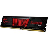 G.Skill DIMM 16 GB DDR4-3200 Kit, Arbeitsspeicher schwarz, F4-3200C16D-16GIS, Aegis, XMP