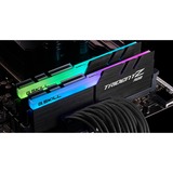 G.Skill DIMM 16 GB DDR4-3600 (2x 8 GB) Dual-Kit, Arbeitsspeicher schwarz, F4-3600C16D-16GTZRC, Trident Z RGB, INTEL XMP