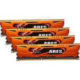 G.Skill DIMM 32 GB DDR3-1600 Quad-Kit, Arbeitsspeicher F3-1600C10Q-32GAO, Ares, XMP, Lite Retail