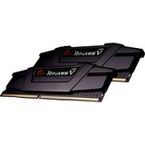 G.Skill DIMM 32 GB DDR4-3600 (2x 16 GB) Dual-Kit, Arbeitsspeicher schwarz, F4-3600C16D-32GVKC, Ripjaws V, INTEL XMP