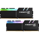 G.Skill DIMM 32 GB DDR4-3600 (2x 16 GB) Dual-Kit, Arbeitsspeicher schwarz, F4-3600C16D-32GTZRC, Trident Z RGB, INTEL XMP