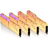 G.Skill DIMM 32 GB DDR4-4000 Quad-Kit, Arbeitsspeicher gold, F4-4000C18Q-32GTRG, Trident Z Royal, XMP