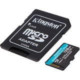 Kingston Canvas Go! Plus 128 GB microSDXC, Speicherkarte schwarz, UHS-I U3, Class 10, V30, A2