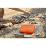 LaCie RUGGED SSD 1 TB, Externe SSD orange, USB-C 3.2 Gen 1 (5 Gbit/s)