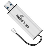 MediaRange 32 GB, USB-Stick silber/schwarz, USB-A 3.2 Gen 1