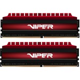 Patriot DIMM 16 GB DDR4-3200 (2x 8 GB) Dual-Kit, Arbeitsspeicher PV416G320C6K, Viper 4, INTEL XMP