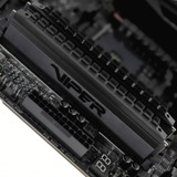Patriot DIMM 8 GB DDR4-3000 Kit, Arbeitsspeicher schwarz, PVB48G300C6K, Viper 4 Blackout, XMP