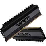 Patriot DIMM 8 GB DDR4-3000 Kit, Arbeitsspeicher schwarz, PVB48G300C6K, Viper 4 Blackout, XMP