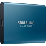 SAMSUNG Portable SSD T5 500 GB, Externe SSD blau, USB-C 3.2 Gen 2 (10 Gbit/s), extern