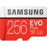 Samsung EVO Plus 256 GB microSDHC 2020, Speicherkarte rot/weiß, UHS-I U1, Class 10