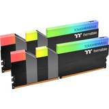 Thermaltake DIMM 16 GB DDR4-3000 Kit, Arbeitsspeicher schwarz, R009D408GX2-3000C16B, TOUGHRAM RGB, XMP