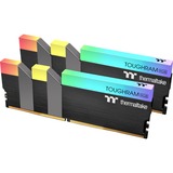 Thermaltake DIMM 16 GB DDR4-3000 Kit, Arbeitsspeicher schwarz, R009D408GX2-3000C16B, TOUGHRAM RGB, XMP