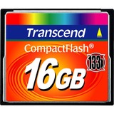 Transcend CompactFlash 133 16 GB, Speicherkarte schwarz, UDMA 4