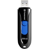 Transcend JetFlash 790K 256 GB, USB-Stick schwarz/blau, USB-A 3.2 Gen 1