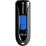 Transcend JetFlash 790K 256 GB, USB-Stick schwarz/blau, USB-A 3.2 Gen 1