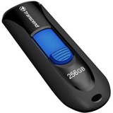 Transcend JetFlash 790K 256 GB, USB-Stick schwarz/blau, USB-A 3.2 Gen 1