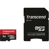 Transcend microSD 8GB, Speicherkarte schwarz, UHS-I U1, Class 10