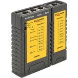 DeLOCK Kabeltester RJ45/RJ12+Portfinder schwarz