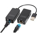 Digitus USB-Extender, USB-Hub schwarz