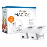 devolo Magic 1 LAN 1-1-2 Starter Kit, Powerline zwei Adapter