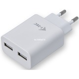 i-tec USB Power Charger 2 Port 2.4A, Netzteil weiß